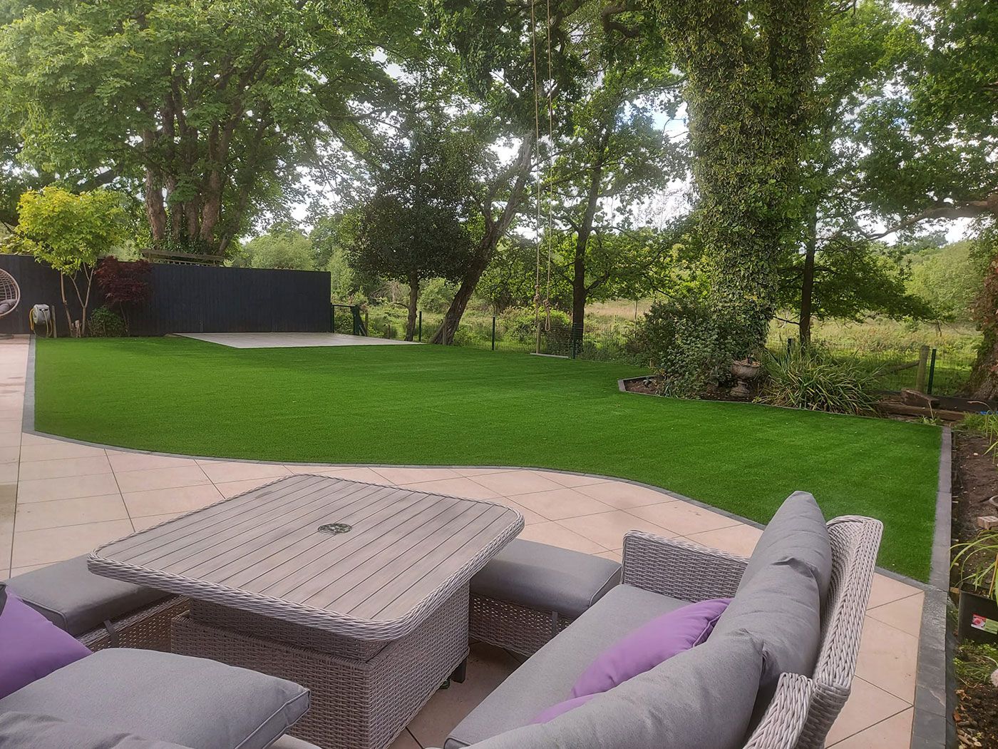Artificial grass laid by Perfect Landscapes, Yateley