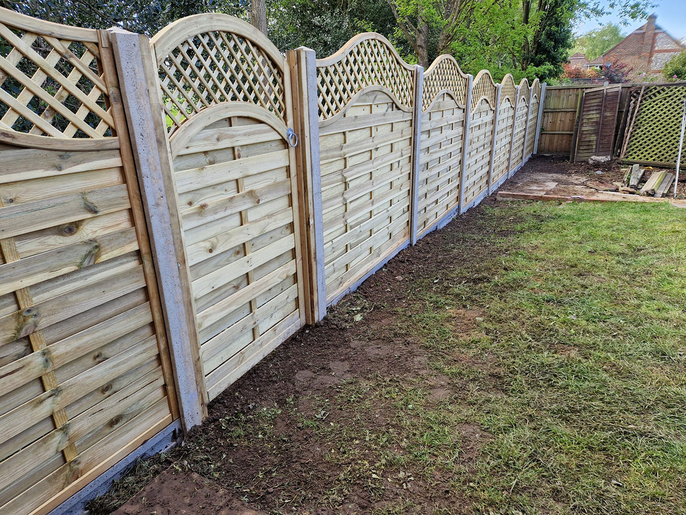 Fence by Perfect Landscapes, Yateley, Hampshire