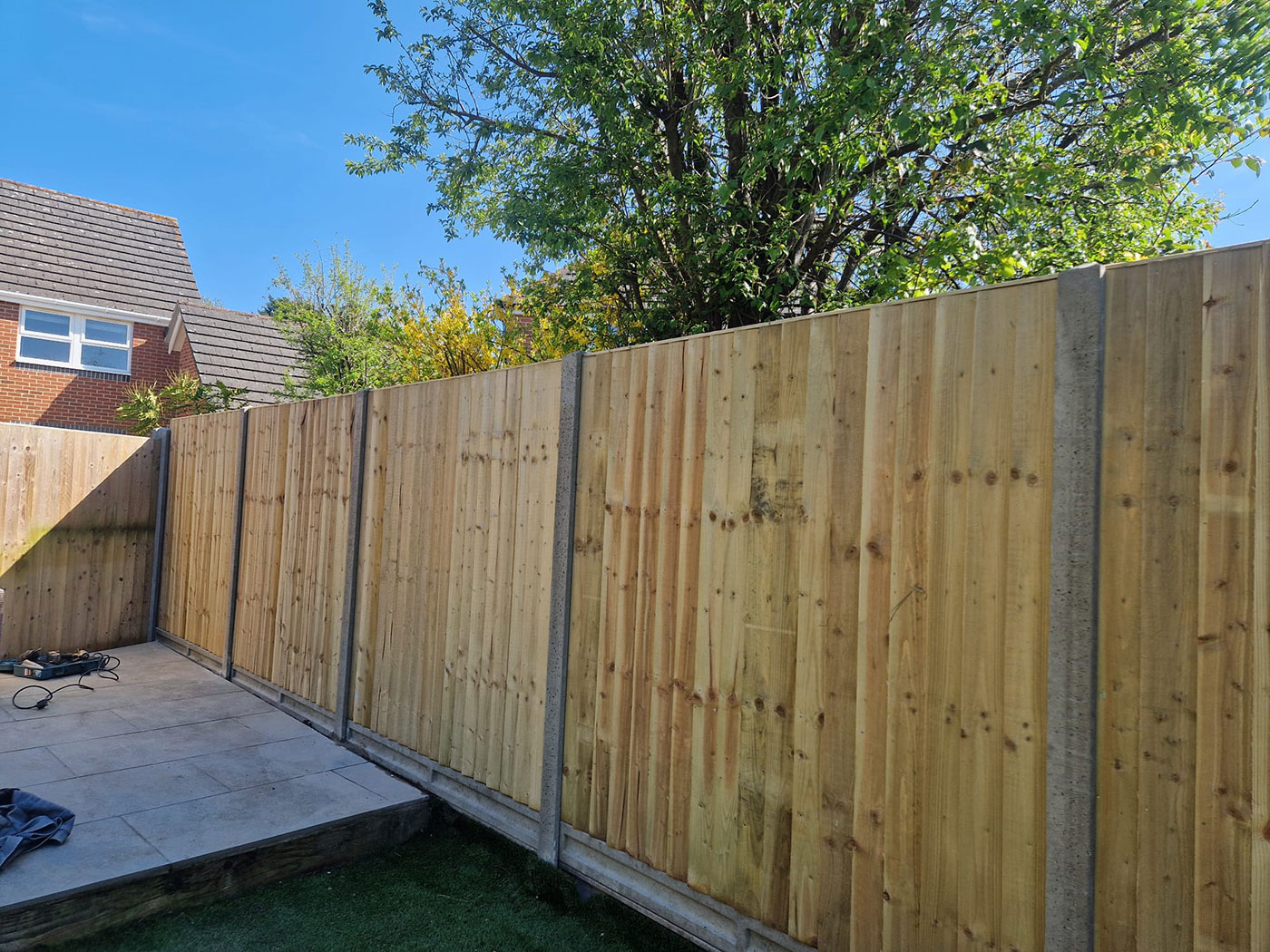 Fence by Perfect Landscapes, Yateley, Hampshire