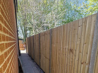 Fence by Perfect Landscapes, Yateley, Hampshire