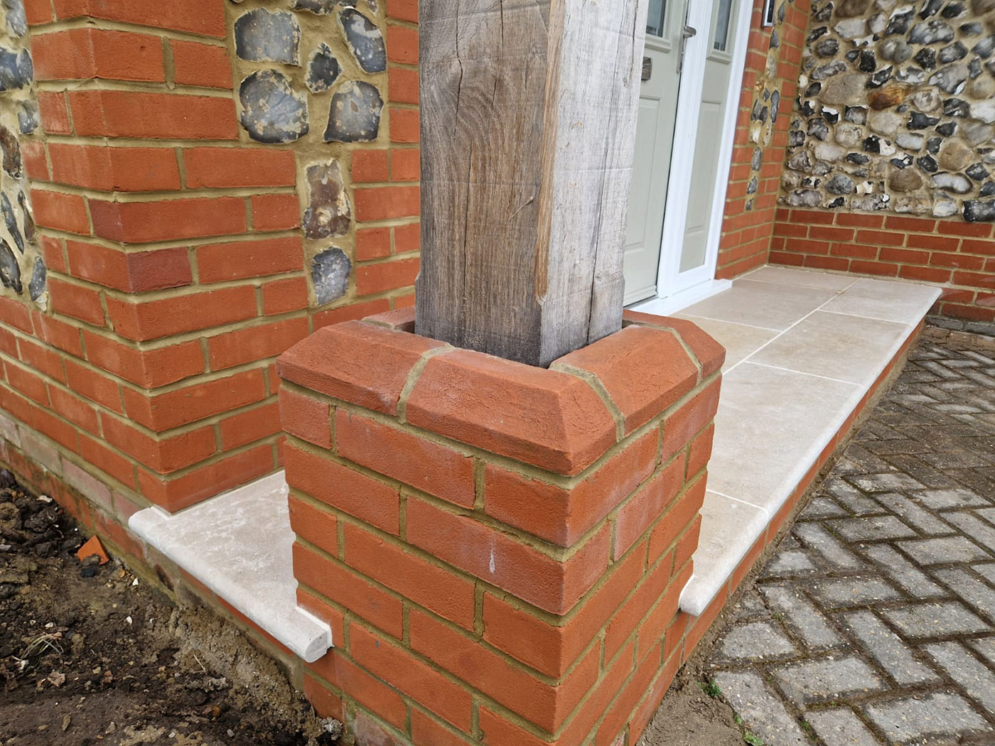 Singing Pearl Step installed by Perfect Landscapes, Yateley, Hampshire
